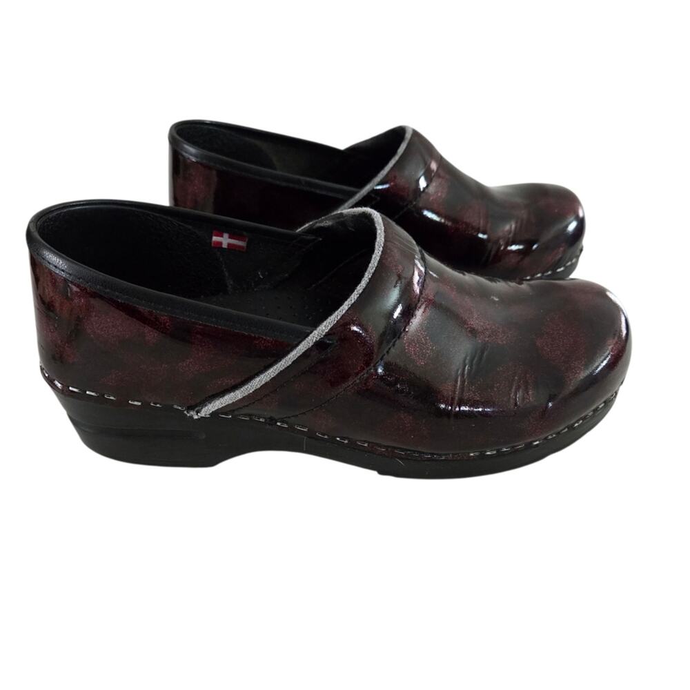 Sanita | The Original Danish Clogs in Bordeaux Patent Leather